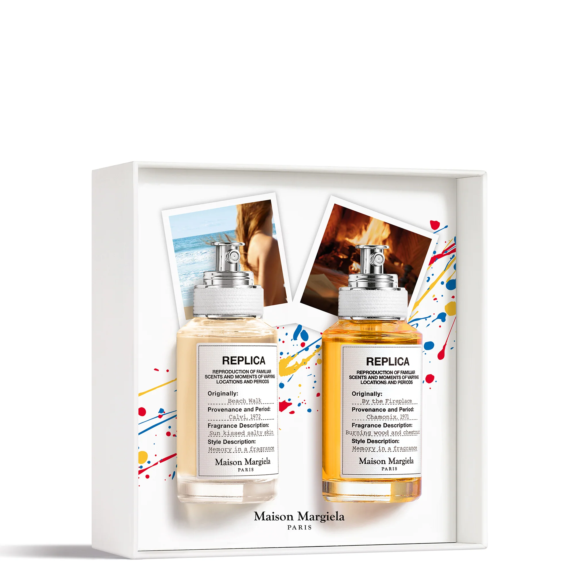 Maison Margiela Replica by the fireplace 30 ML + Replica beach walk 30 ml set de regalo